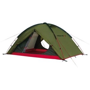 Палатка High Peak Woodpecker 3 зеленыйкрасный, 340х190х220, 10194
