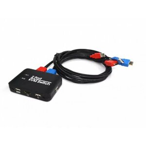 Переключатель KVM KS-is HDMI + 2xusb KS-705