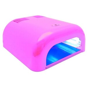 Planet nails Лампа для сушки ногтей 36W Tunnel Econom, 36 Вт, UV светло-розовая