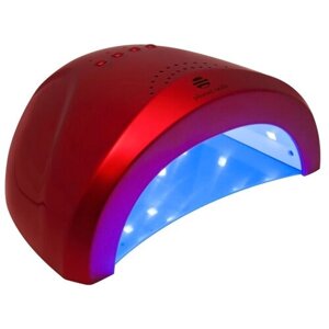 Planet nails Лампа для сушки ногтей Magnetic, 24/48 Вт, LED-UV бордовая