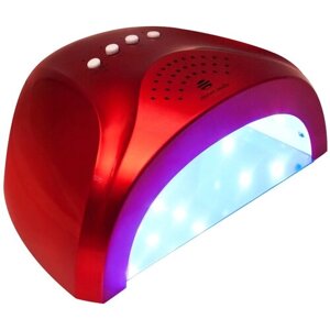 Planet nails Лампа для сушки ногтей Sunlight, 48 Вт, LED-UV красная