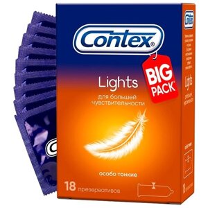 Презервативы Contex Lights, 18 шт.