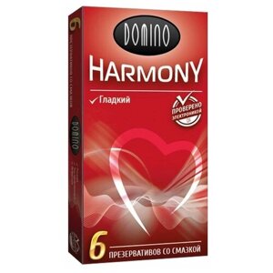 Презервативы DOMINO Harmony Гладкие, 6 шт.
