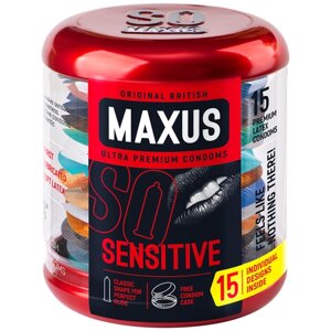 Презервативы Maxus Sensitive, 15 шт.