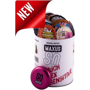 Презервативы MAXUS SO MUCH SEX 100 шт sensitive WHITE BOX edition (ультратонкие)