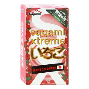 Презервативы Sagami Xtreme Strawberry 10шт