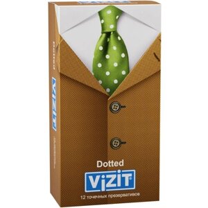 Презервативы Vizit Dotted, 12 шт.