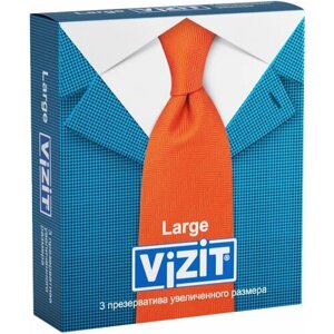 Презервативы Vizit Large, 3 шт.