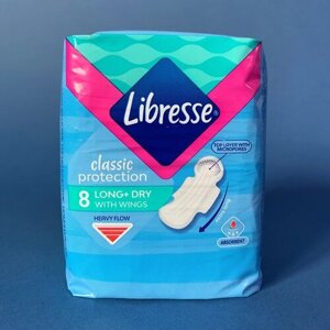 Прокладки женские Либресс/LIBRESSE классик удлиненные сеточка.