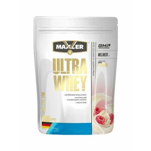 Протеин Maxler Ultra Whey White Chocolate & Raspberry, 900 г