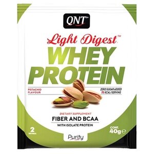 Протеин QNT Light Digest Whey Protein, 40 гр., фисташки