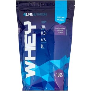 Протеин RLINESportNutrition Whey, 1000 гр., малина