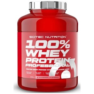 Протеин Scitec Nutrition 100% Whey Protein Professional, 2350 гр., клубника