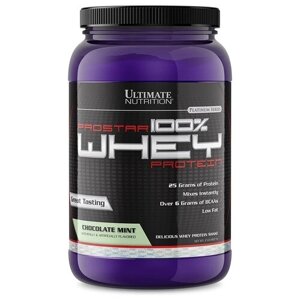 Протеин Ultimate Nutrition Prostar 100% Whey Protein, 907 гр., мятный шоколад