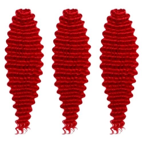 Queen Fair пряди из искусственных волос Голливуд афролоканы, пудровый красный