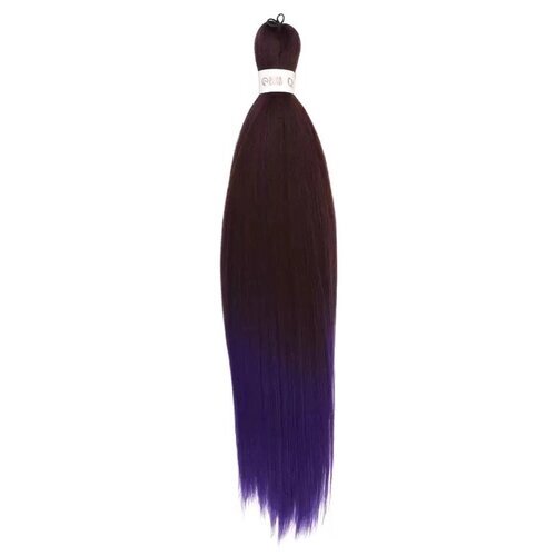 Queen Fair пряди из искусственных волос Sim-Braids двухцветный, русый/темно-синий