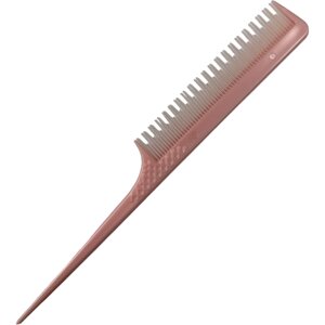 Расческа для мелирования волос с хвостиком Valexa 21.5см, розовая, 1шт