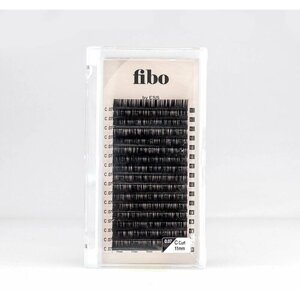 Ресницы FIBO by ESS / 16 линий / Одна длина / D / 0.07 / 8 мм