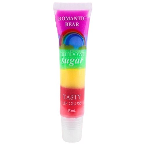 Romantic Bear Блеск для губ Rainbows Sugar Tasty Lip, разноцветный
