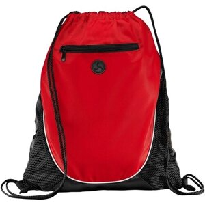 Рюкзак-мешок "Peek" на 15 л, цвет: красный, черный