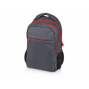 Рюкзак «Metropolitan» городской, серый, красный