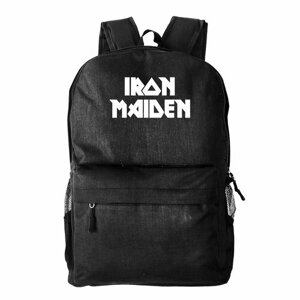 Рюкзак текстильный, молодежный "Iron Maiden"