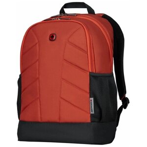Рюкзак WENGER 610200, с отделением для ноутбука 16'кирпичный/черный, полиэстер, 30x17x43 см, 20 л