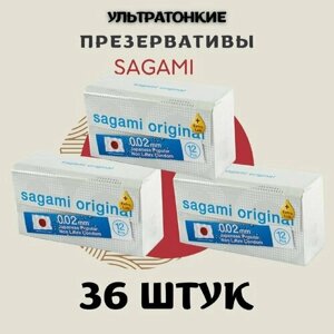 SAGAMI Original 002 полиуретановые 36 шт EXTRA LUB