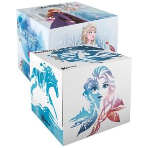 Салфетки бумажные выдергушки "Frozen" с рисунком, 3 слоя, 2 упаковки по 56 шт, World Cart