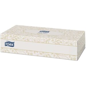 Салфетки TORK косметические для лица ультрамягкие 120380, 100 листов, 21 пачек, белый