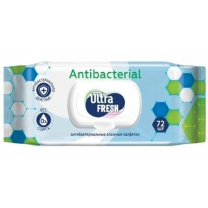 Салфетки влажные Ultra Fresh Antibacteriall №72