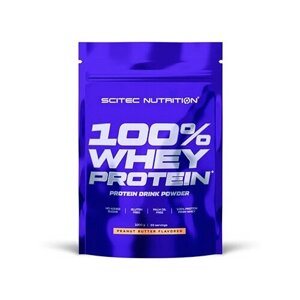 Scitec Nutrition 100% Whey Protein 1000 гр (Арахисовая паста)