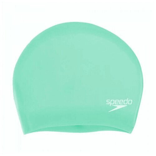 Шапочка для плавания SPEEDO Long Hair Cap, 8-06168B961, бирюзовый, силикон,