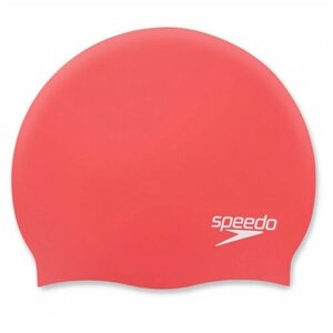 Шапочка для плавания SPEEDO Plain Molded Silicone Cap, арт. 8-70984H191, красный, силикон