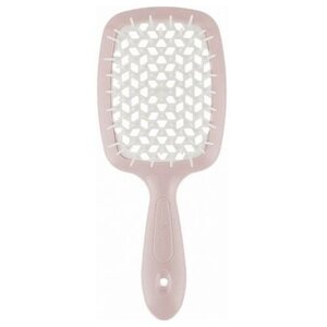 Щетка Janeke Superbrush с закругленными зубчиками, пудра, 20.3х8.5х3.1 см