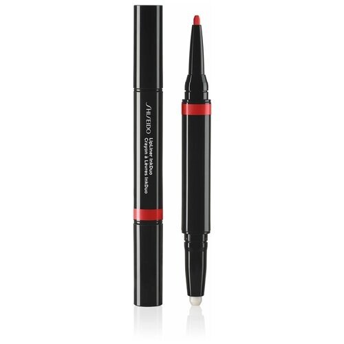 Shiseido Автоматический карандаш-праймер для губ InkDuo, 07 poppy