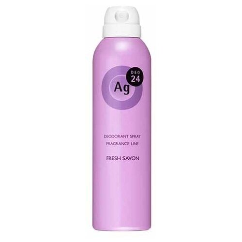 Shiseido Дезодорант-антиперспирант Ag DEO24 Fresh Savon, спрей, 142 г