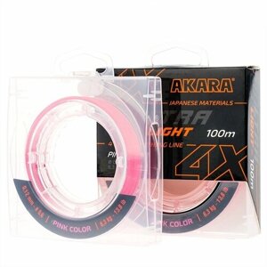 Шнур Akara Ultra Light Pink 100 м