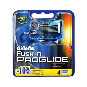 Сменная кассета GILLETTE Fusion Proglide 4 шт