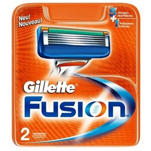 Сменные кассеты для бритвы Gillette Fusion Power 2 шт