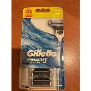 Сменные кассеты Gillette Mach3 Start 4Х