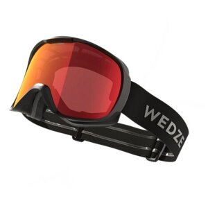 Сноубордическая, лыжная маска Decathlon Wedze G 500 для любой погоды, S, черный