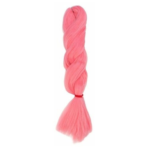 SOFT DREADS Канекалон однотонный, гофрированный, 60 см, 100 гр, цвет розовый (PINK) (1шт.)