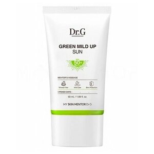 Солнцезащитный крем Dr. G Green Mild Up Sun+ SPF50+ PA