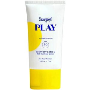Солнцезащитный лосьон для лица и тела с экстрактом подсолнуха Supergoop! PLAY everyday lotion with sunflower extract SPF50 71ml