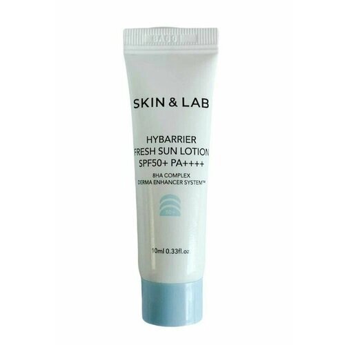 Солнцезащитный лосьон SKIN&LAB питательный для сухой и чувствительной кожи SPF 50+10 мл