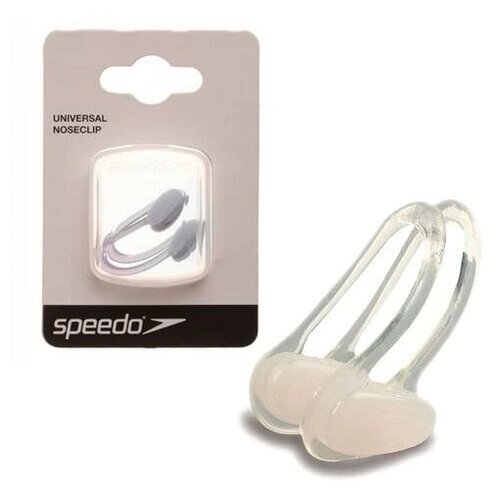 Speedo Зажим для носа Speedo Universal nose clip, белый, разные материалы