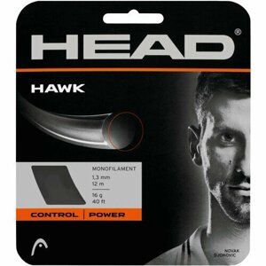 Струна для тенниса HEAD 12m HAWK Gray 281103-GR, 1.30