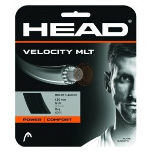 Струна для тенниса HEAD 12m Velocity MLT Black 281404-BK, 1.30