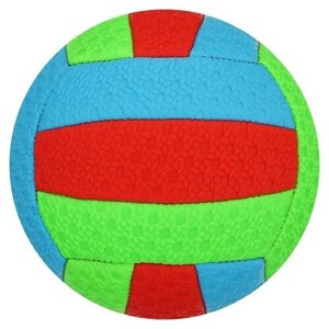 SUI Мяч волейбольный пляжный, ПВХ, машинная сшивка, 18 панелей, р. 2, цвета микс